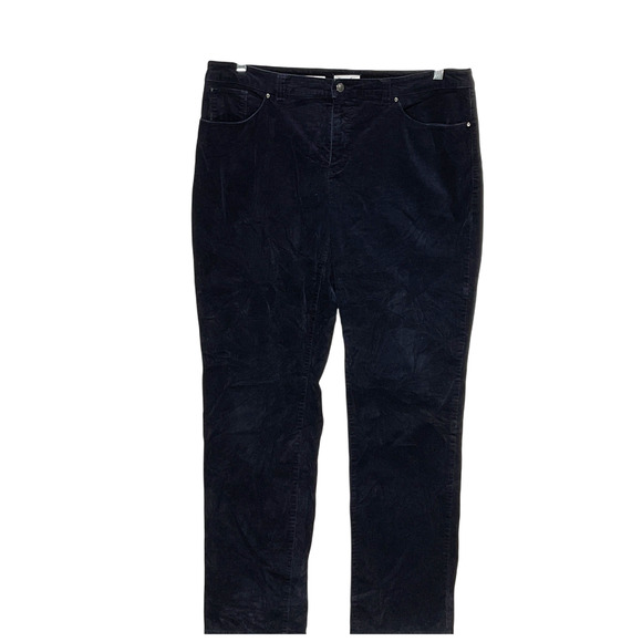 Blue Charter Club Straight Corduroy Pants - Picture 1 of 4